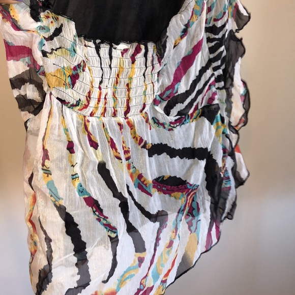 Zebra color print blouse - Picture 5 of 5